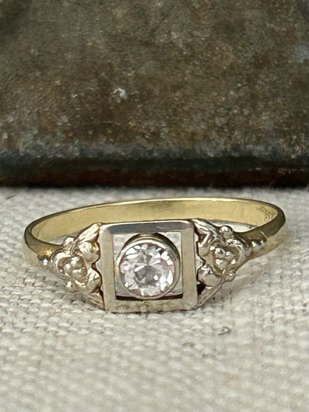 Antique 14k Old Cut Ring - Picture 12 of 12